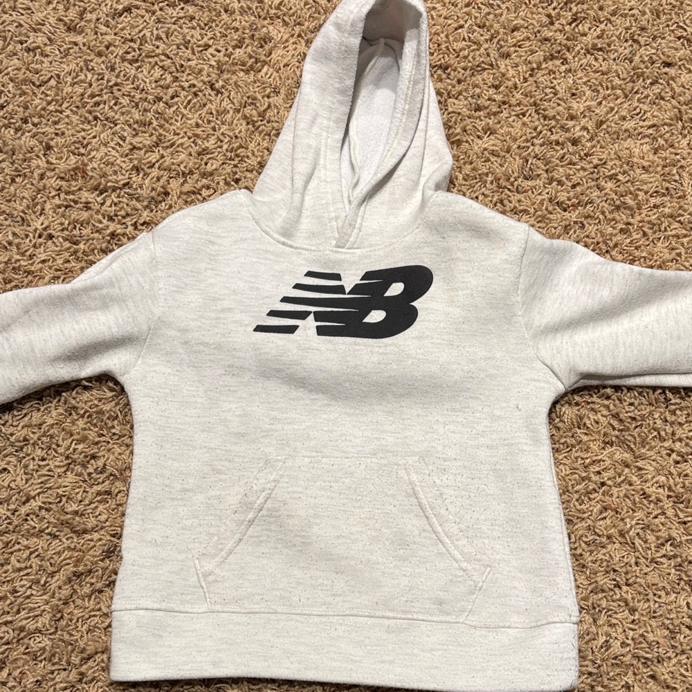 New Balance Kids Light Gray Hoodie